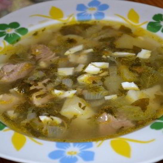 Рецепт щавелевого борща