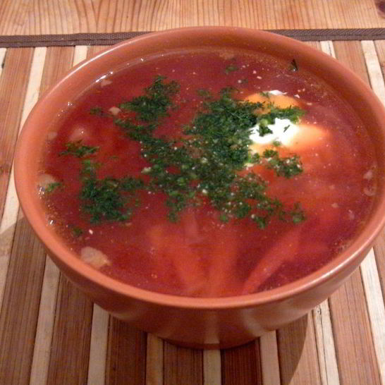 Рецепт украинского борща