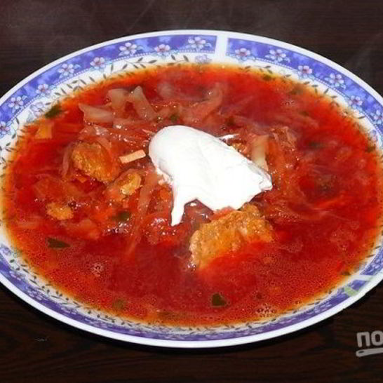 Рецепт вкусного борща с тушенкой
