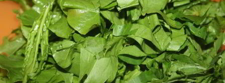 зеленый борщ со щавелем и виноградными листьями. Шаг 4