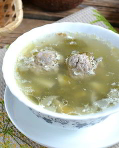 Суп с фрикадельками