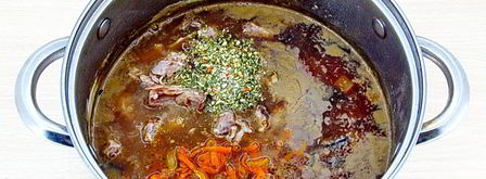 гороховый суп с грибами. Шаг 11