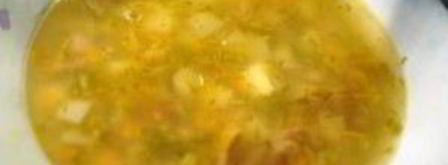 гороховый суп с копченой курицей. Шаг 9