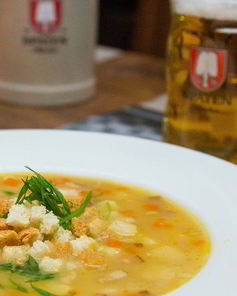 Гороховый суп с копченостями