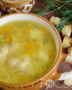 Гороховый суп с курицей