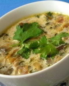 Грибной суп из замороженных подберезовиков