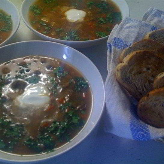 Рецепт грибного супа с перловкой