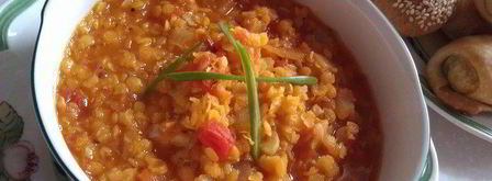 густой суп из красной чечевицы. Шаг 6