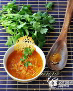 Индийский томатный суп с чечевицей