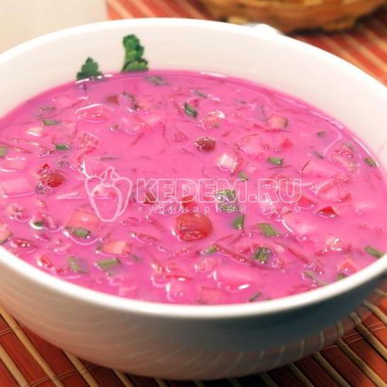 Рецепт холодника из свеклы