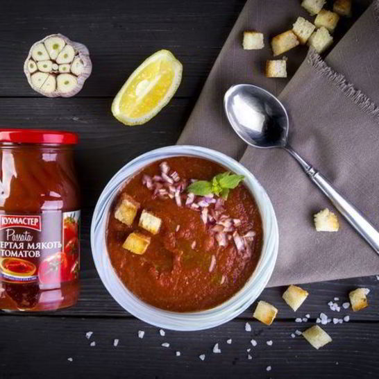 Рецепт холодного томатного супа