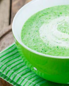 Крем-суп из брокколи со сливками