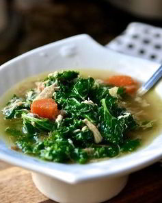 Куриный суп с имбирем