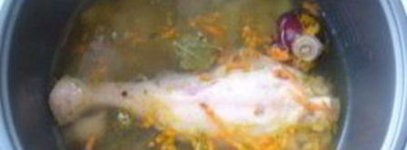 куриный суп в мультиварке. Шаг 2