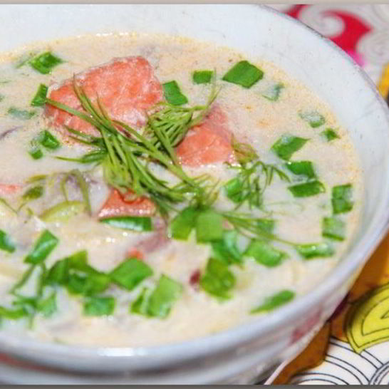 Рецепт легкого луково-рыбный суп