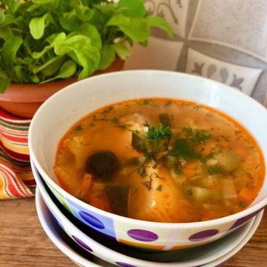 Рецепт легкого рыбного супа