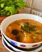 Легкий рыбный суп