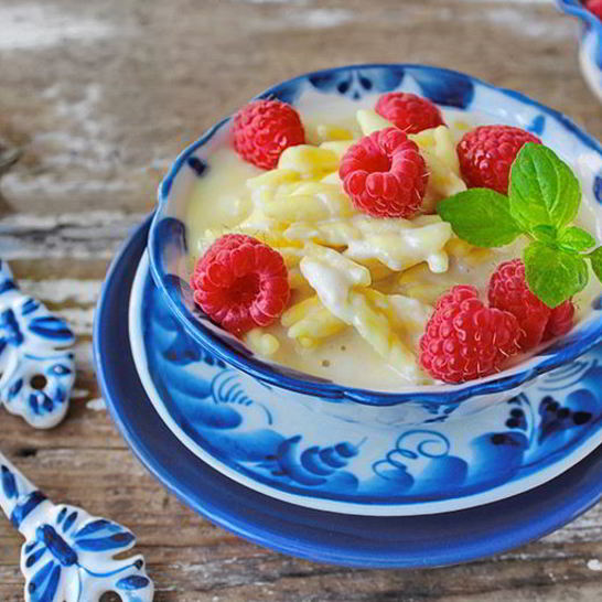 Рецепт молочного супа с вермишелью