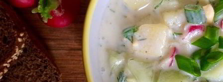 окрошка на айране. Шаг 5