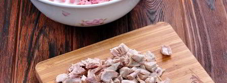 окрошка на курином бульоне. Шаг 5