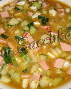 Окрошка на квасе