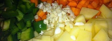 овощной суп с фрикадельками. Шаг 4