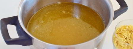 португальский куриный суп с лимоном и мятой. Шаг 13