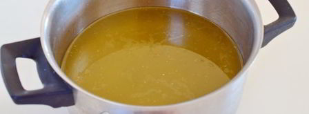 португальский куриный суп с лимоном и мятой. Шаг 11