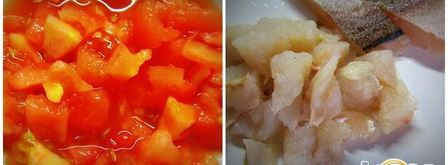 пряный томатный суп с рыбой и перцем чили. Шаг 2