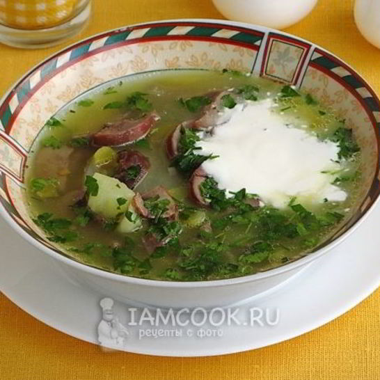 Рецепт рассольника с почками