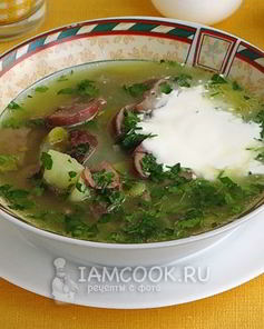 Рассольник с почками