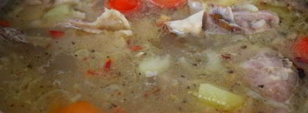 рисовый суп с бараниной и курицей. Шаг 9