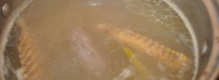 кислые щи с утиными потрошками и черносливом. Шаг 2