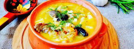 кислые щи с утиными потрошками и черносливом. Шаг 6