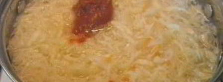 постные щи из квашеной капусты. Шаг 4