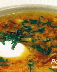 Щи из квашеной капусты с грибами