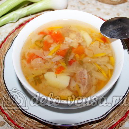 Рецепт щей из квашеной капусты в мультиварке