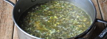 щи из щавеля на курином бульоне. Шаг 10
