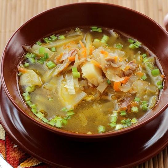 Рецепт щей из свежей капусты в мультиварке