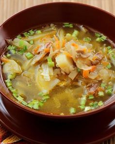 Щи из свежей капусты в мультиварке