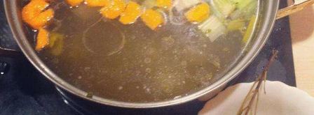 шотландский суп коки лики. Шаг 4