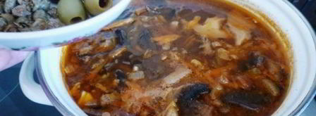 грибная сборная солянка. Шаг 13