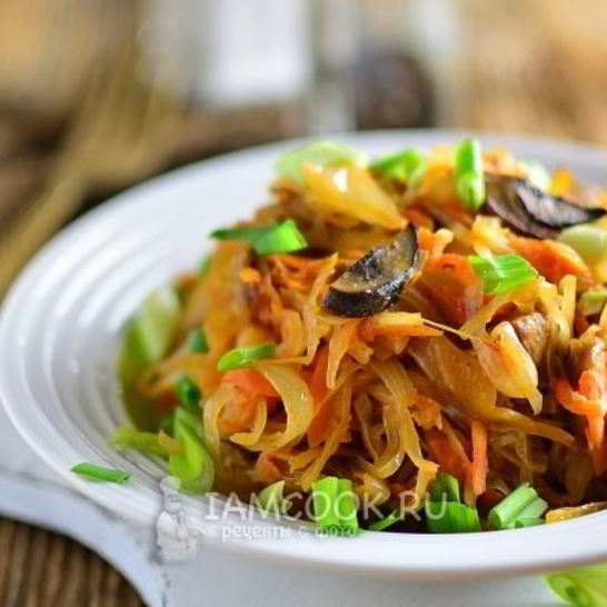 Рецепт постной солянки из квашеной капусты