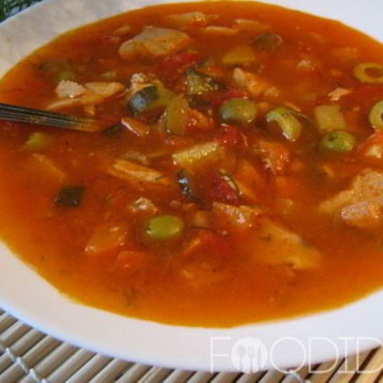 Рецепт рыбной солянки