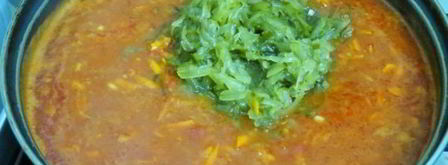 солянка грибная с огурцами. Шаг 11