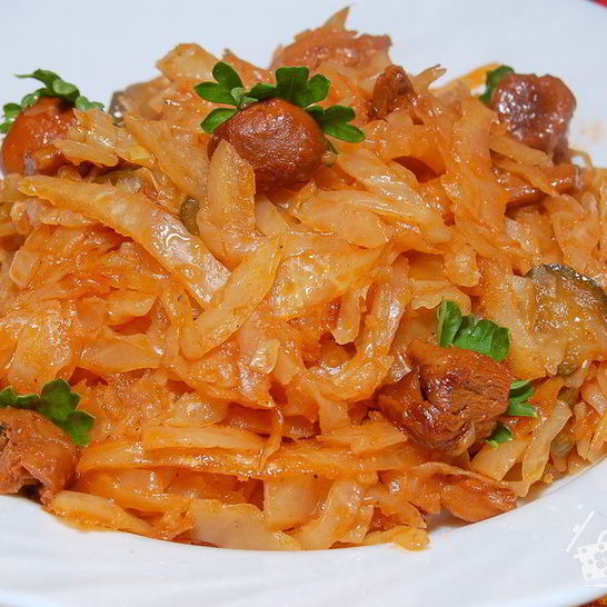 Рецепт солянки из капусты с грибами