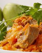 Солянка из капусты с мясом