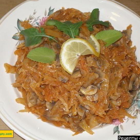 Рецепт солянки с грибами и капустой