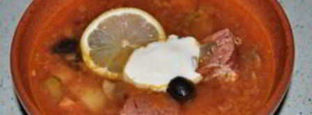 солянка с грибами в мультиварке. Шаг 5