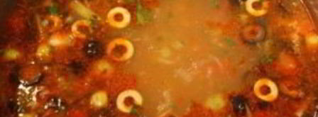 солянка с креветками. Шаг 20